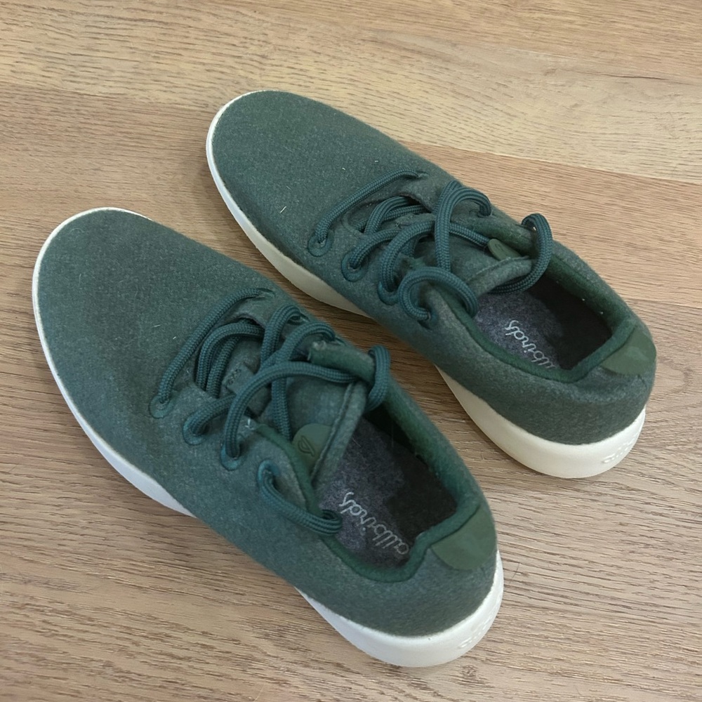 Allbirds Women’s Forest Green Wool Sneakers